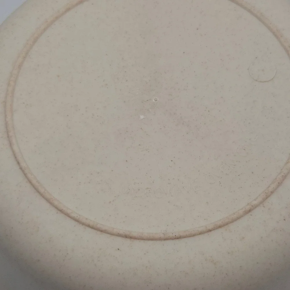 Eco Friendly Microwave Pressure Cooker 2.5Qt Wheat Straw Beige Fast Cookware NEW